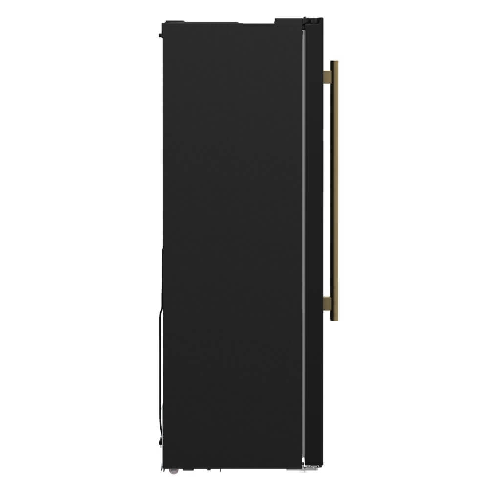 FORNO  Salerno Espresso 33-inch Side-by-Side 15.6 Cu.Ft. Black Refrigerator - Image 9