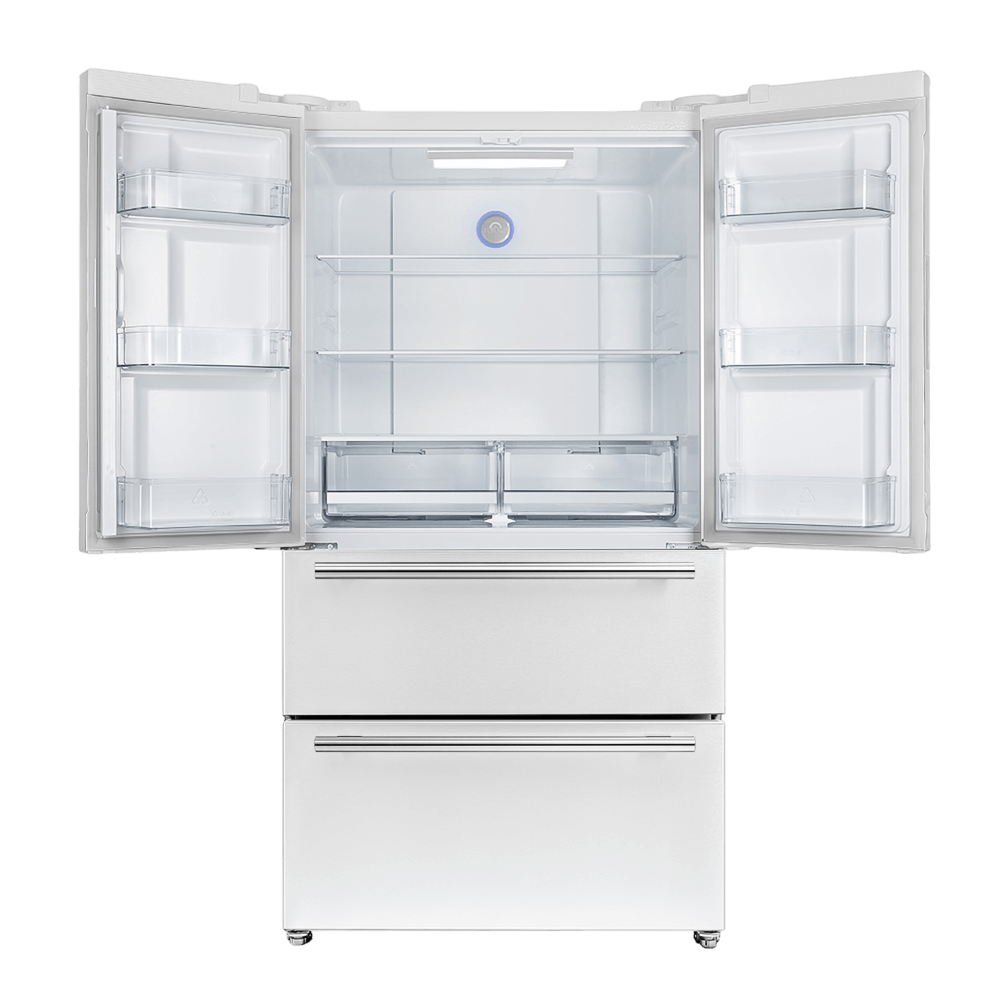 FORNO Espresso Moena 36-inch French Door Refrigerator in White, 19.2 Cu.ft - Image 2
