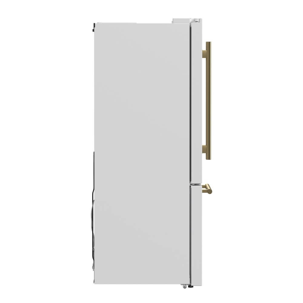 FORNO - Espresso Gallipoli 30-inch French Door White Refrigerator, 17.5 cu. ft. Capacity with Ice Maker - Image 18