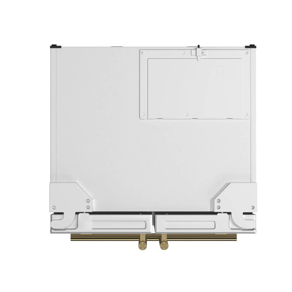 FORNO - Espresso Gallipoli 30-inch French Door White Refrigerator, 17.5 cu. ft. Capacity with Ice Maker - Image 20