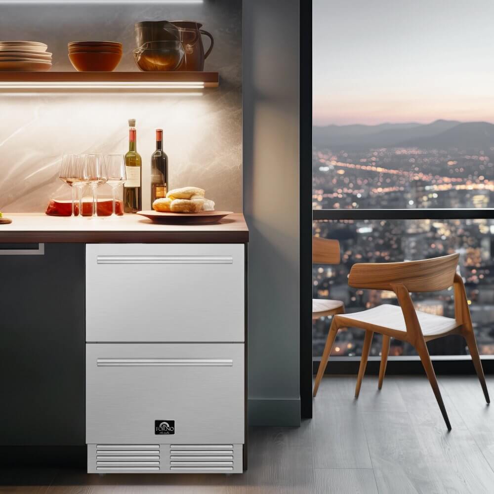 FORNO Como 24” Indoor/Outdoor Drawer Refrigerator, 4.87 cu.ft. - Image 10