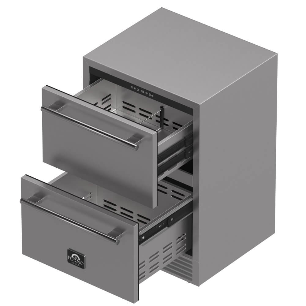 FORNO Como 24” Indoor/Outdoor Drawer Refrigerator, 4.87 cu.ft. - Image 5