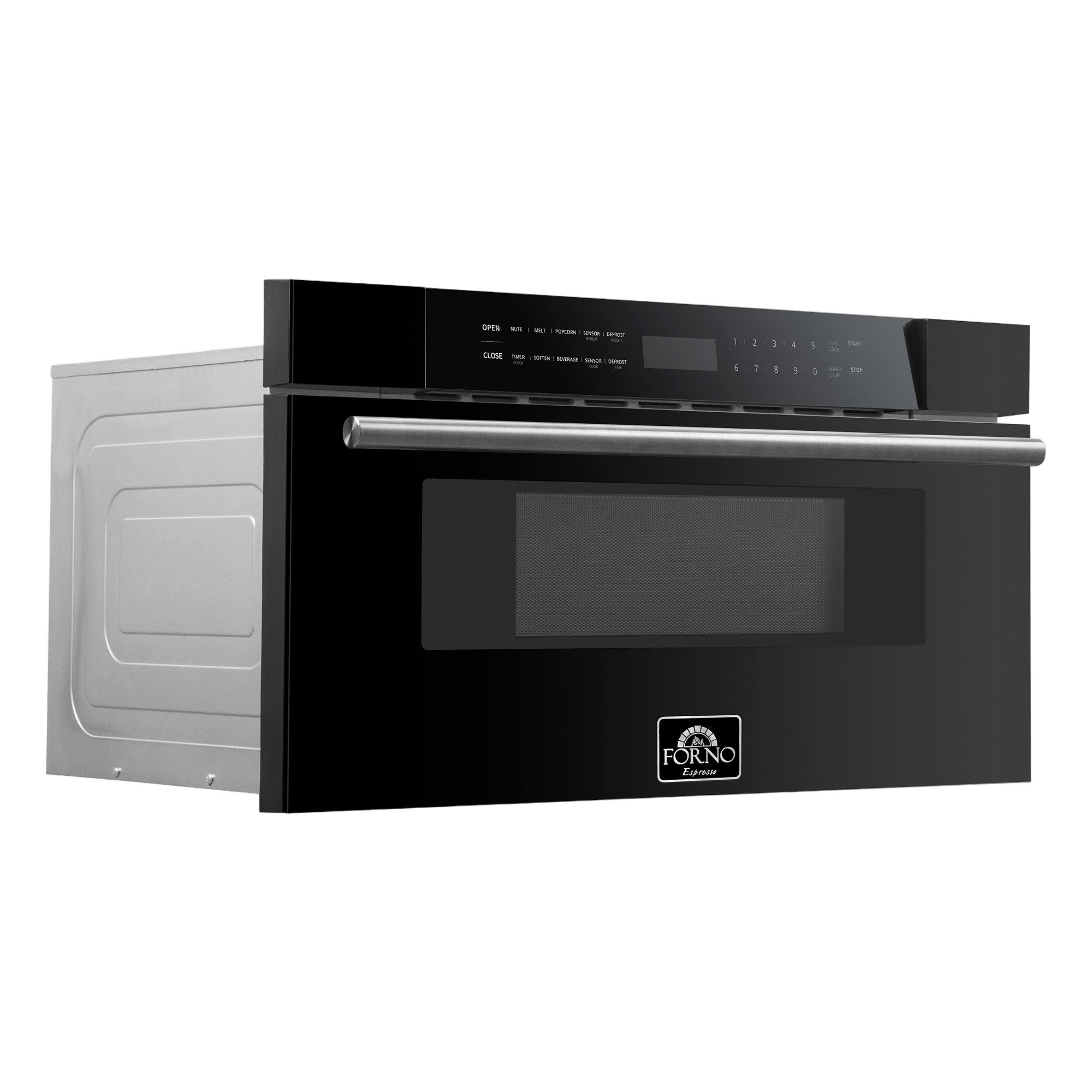 FORNO Capoliveri Espresso Black 30 Inch 1000 Watts Microwave Drawer 1.2 cu.ft. - Image 4