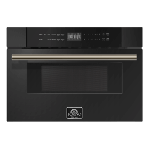 FORNO Capoliveri Espresso Black 30 Inch 1000 Watts Microwave Drawer 1.2 cu.ft.