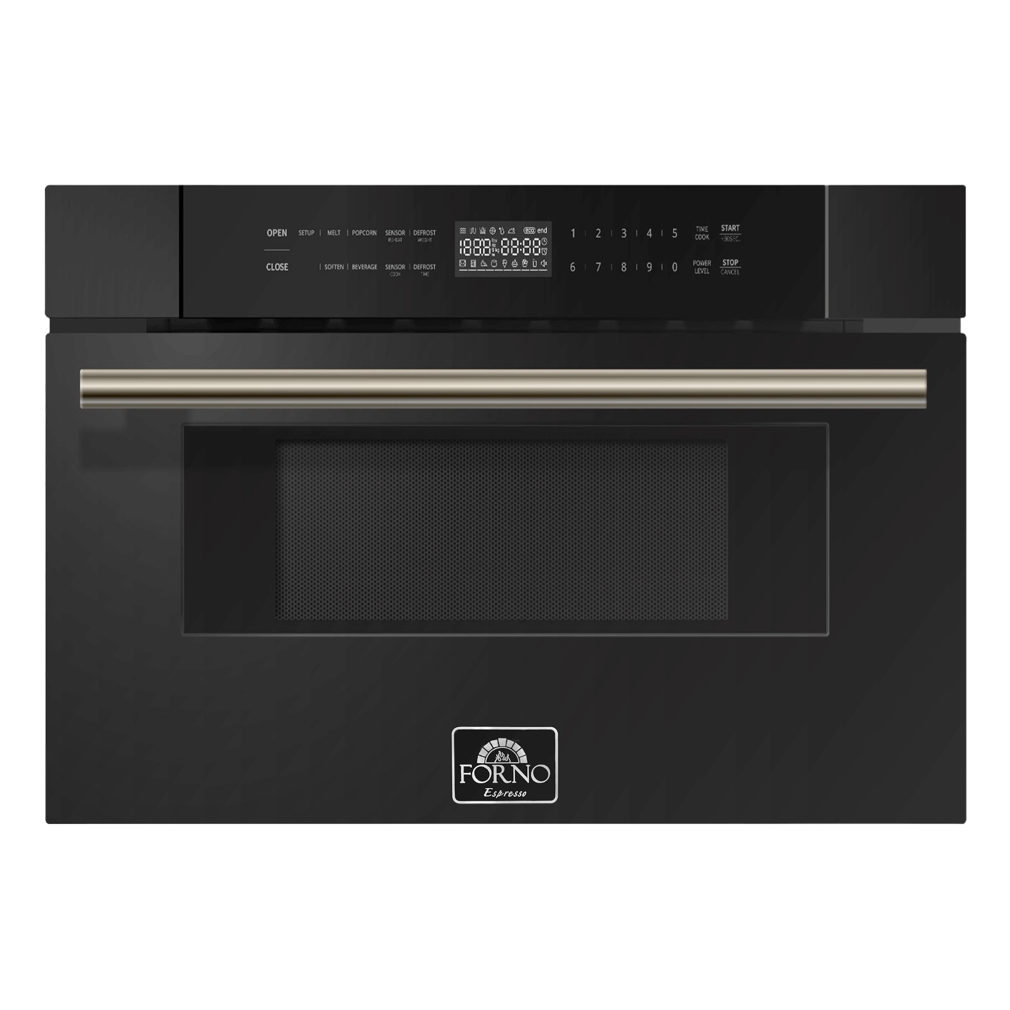 FORNO Capoliveri Espresso Black 30 Inch 1000 Watts Microwave Drawer 1.2 cu.ft.