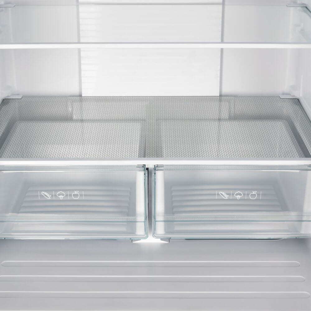 FORNO Gallipoli 30" French Door Refrigerator, 17.5 cu.ft. Capacity & Modern Decorative Grill - 34" Wide - Image 7