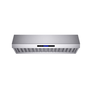 FORNO  Palazzo 48" Wall Mounted Range Hood Stainless Steel Heavy-Duty Baffle Filters & Remote Control