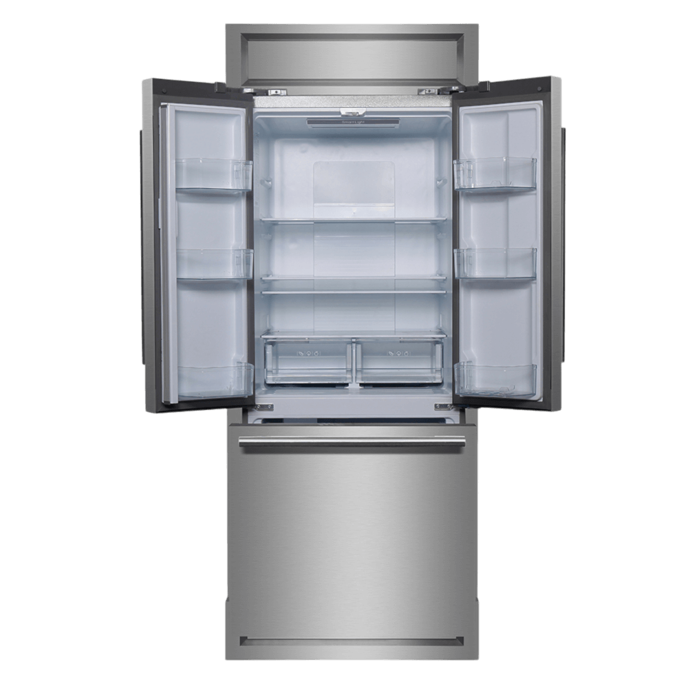 FORNO Gallipoli 30" French Door Refrigerator, 17.5 cu.ft. Capacity & Modern Decorative Grill - 34" Wide - Image 2