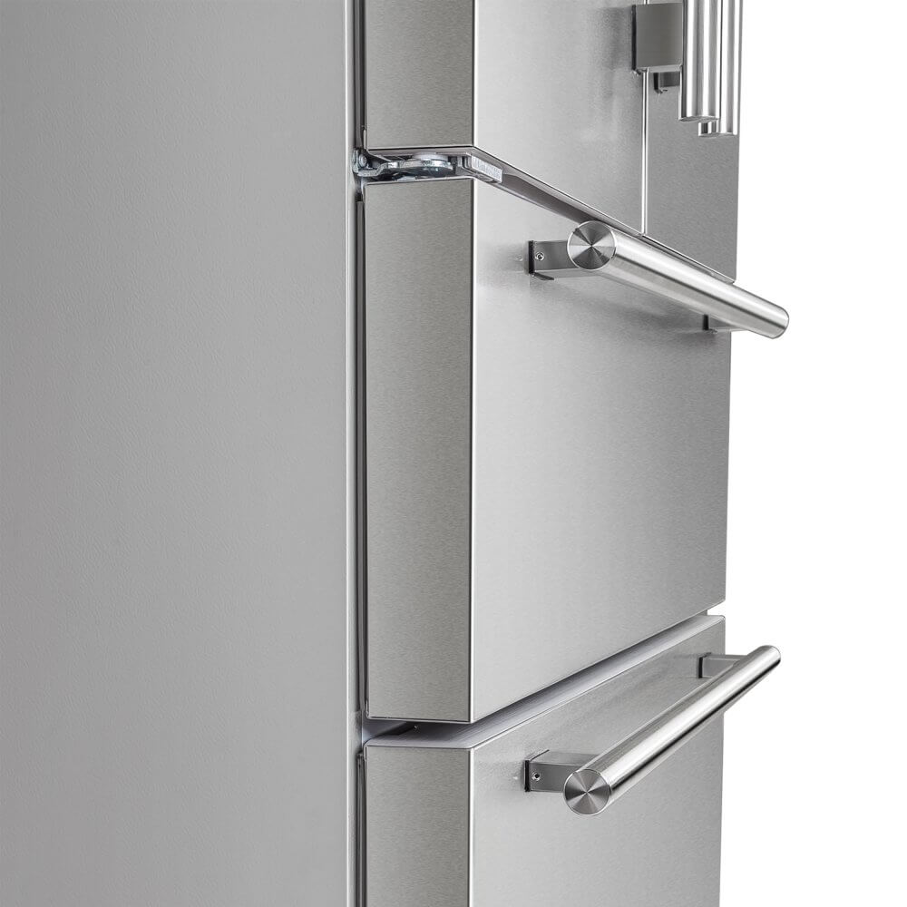FORNO Alta Moena 36" French Door 19.2 Cu.Ft. Stainless Steel Refrigerator - Image 8