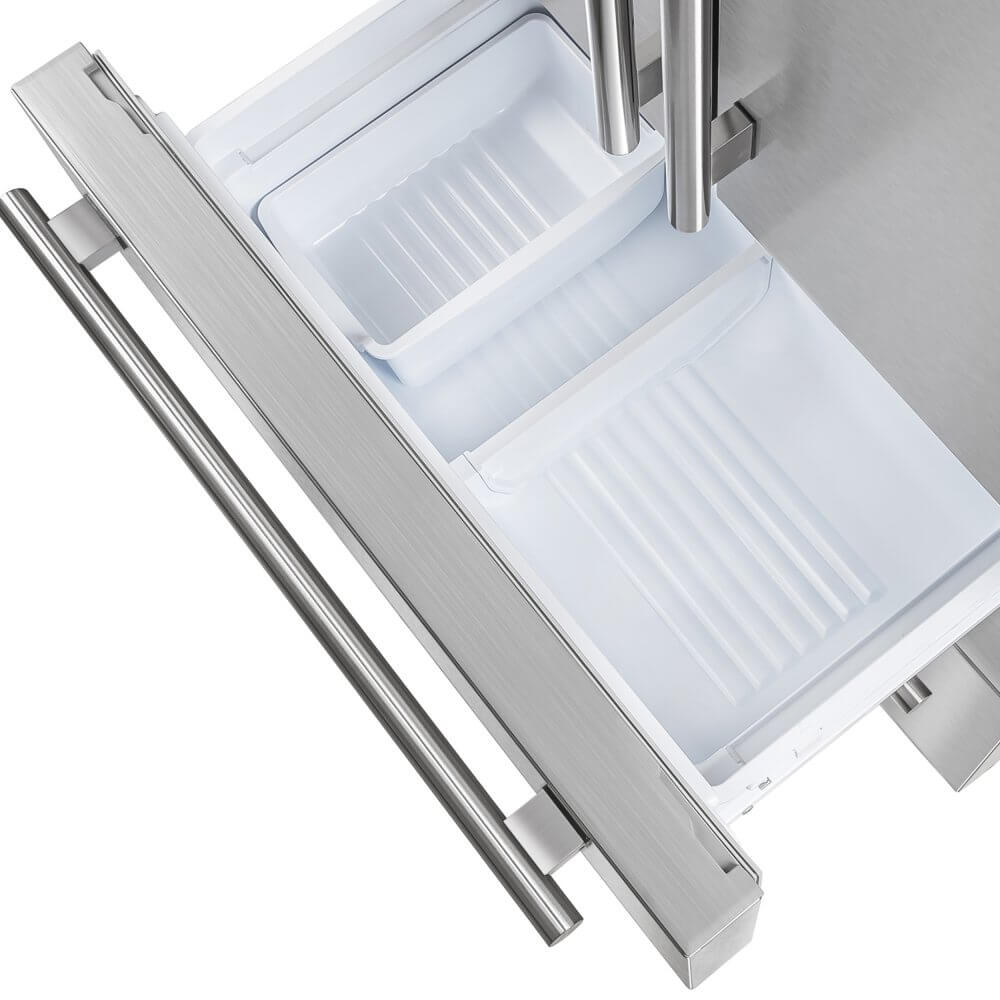 FORNO Alta Moena 36" French Door 19.2 Cu.Ft. Stainless Steel Refrigerator - Image 18