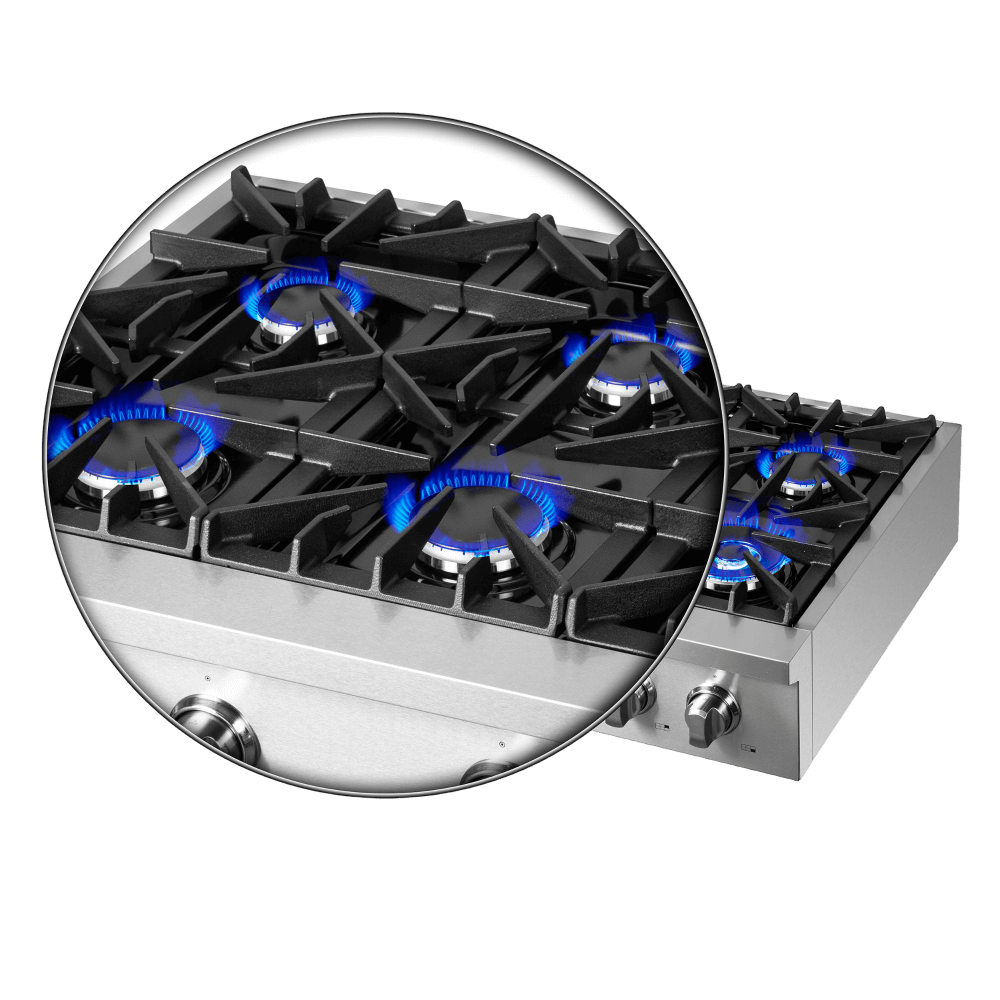 FORNO Cossato Alta qualita 36" Gas rangetop - Image 3