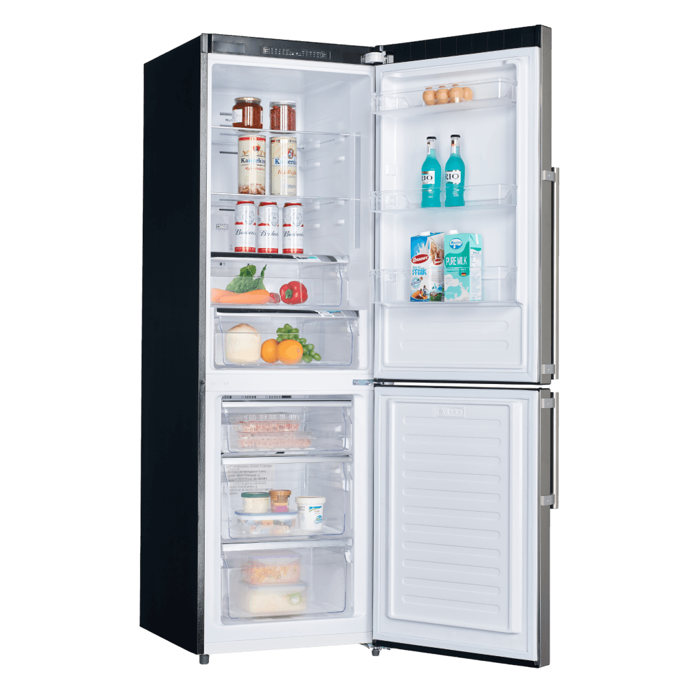 FORNO 24" Inch W. Bottom Mount Freestanding Refrigerator and Freezer with 11.1 Cubic Ft. Total Capacity (Right Side) - Image 2