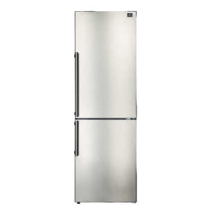 FORNO 24" Inch W. Bottom Mount Freestanding Refrigerator and Freezer with 11.1 Cubic Ft. Total Capacity (Right Side)