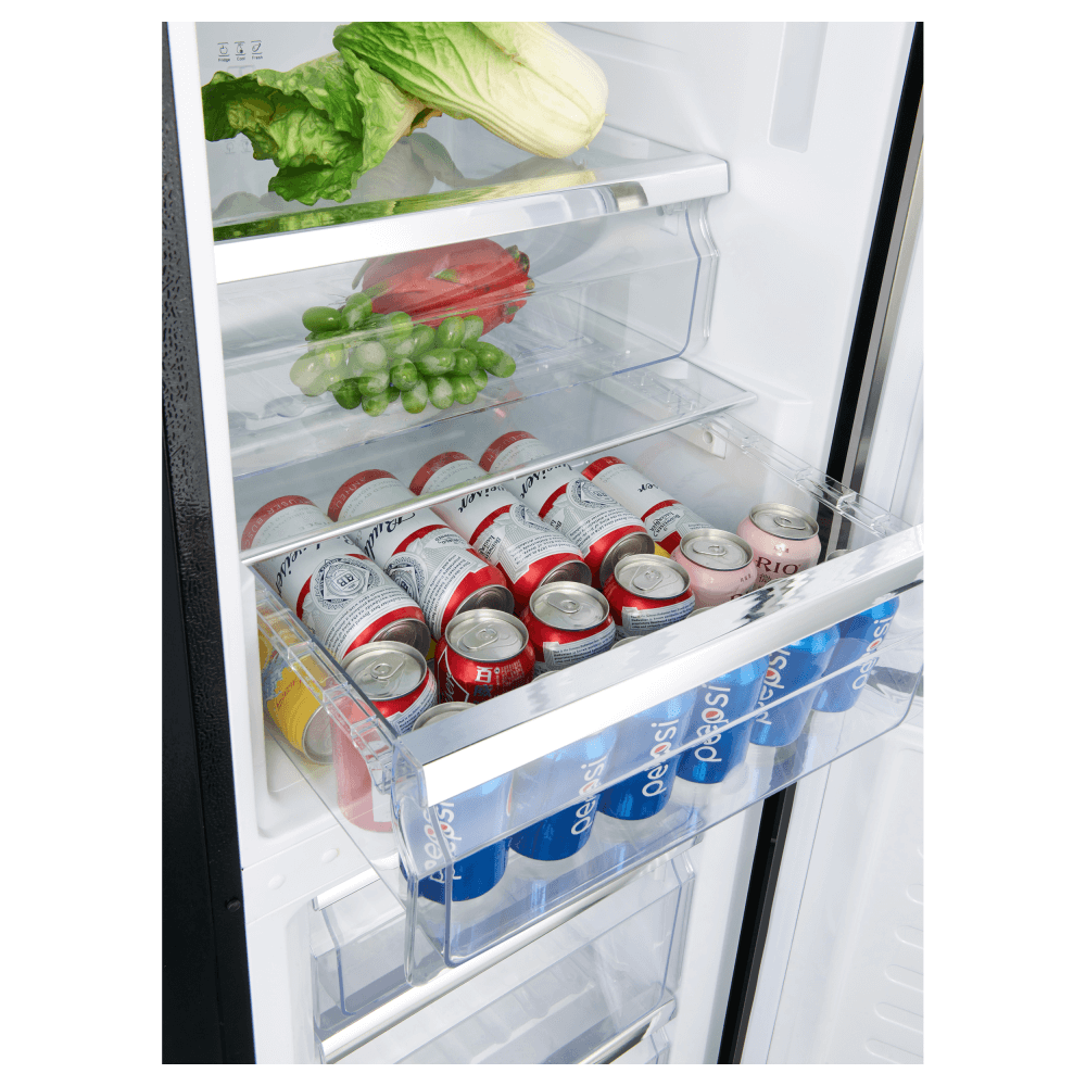 FORNO Freestanding 48 Inch Side by Side Bottom Mount Freezer Refrigerator with 22.2 Cubic Ft. Total Capacity Combo - Image 3