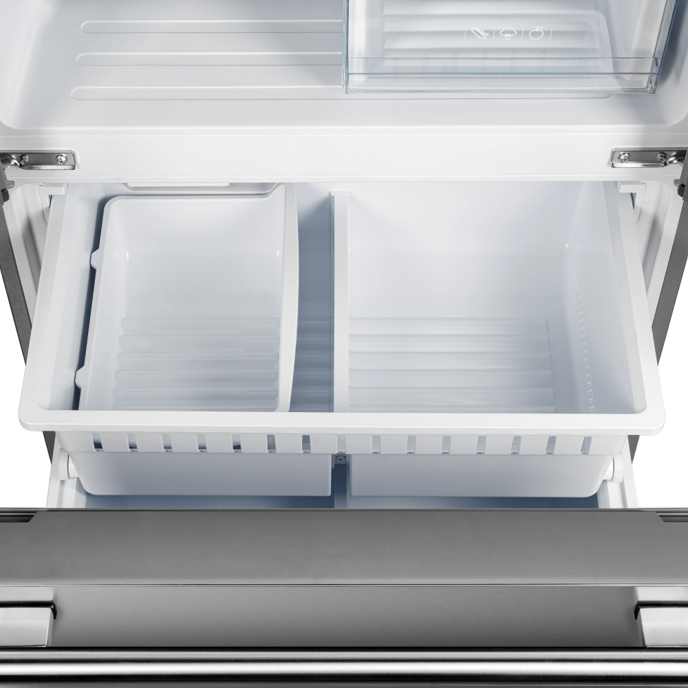 FORNO Gallipoli 30-inch French Door Stainless Steel Refrigerator, 17.5 cu. ft. Capacity with Automatic Ice Maker - Image 10