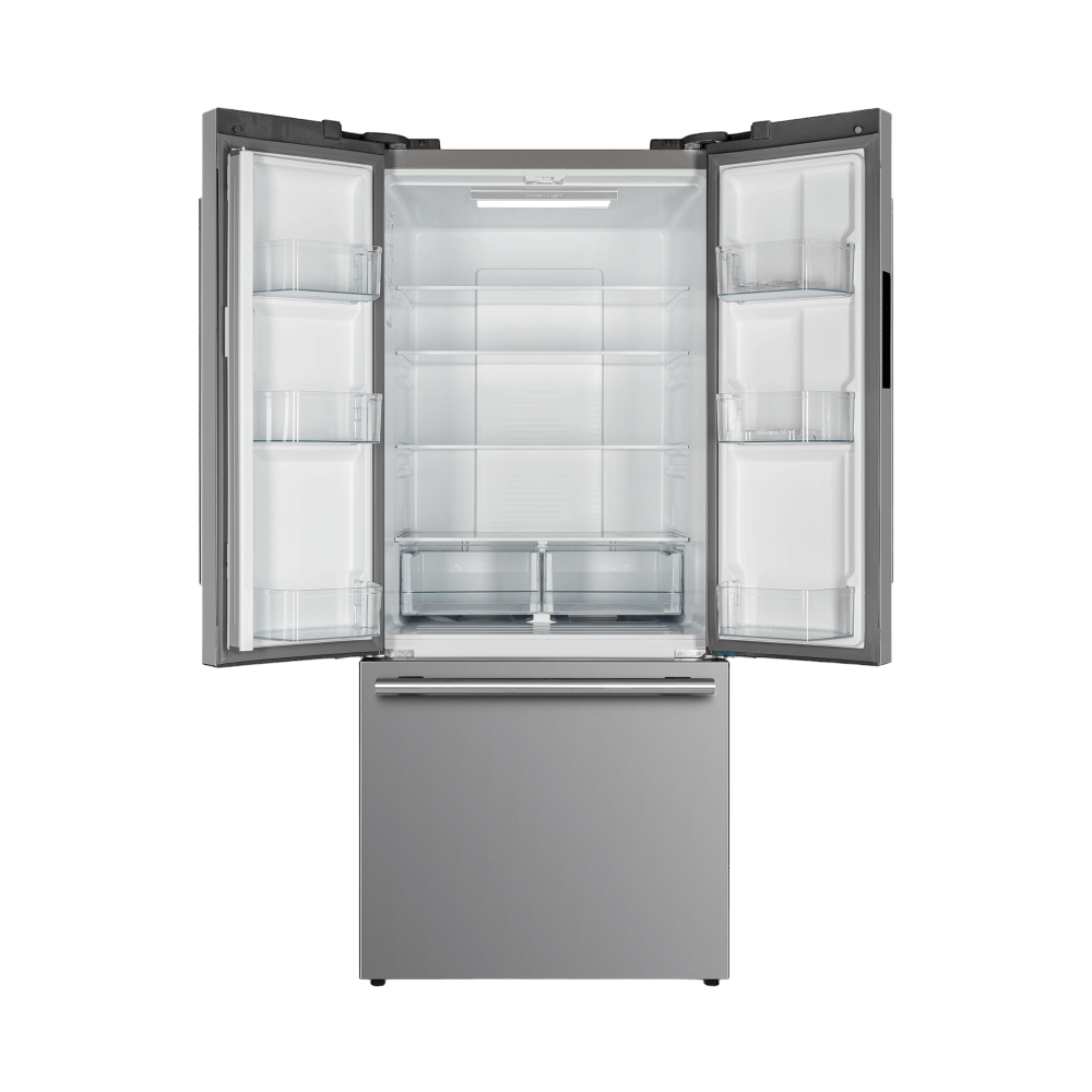 FORNO Gallipoli 30-inch French Door Stainless Steel Refrigerator, 17.5 cu. ft. Capacity with Automatic Ice Maker - Image 4