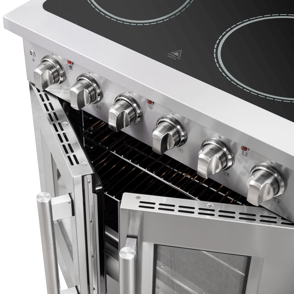 FORNO Galiano 30" Freestanding French Door Electric Range - Image 5