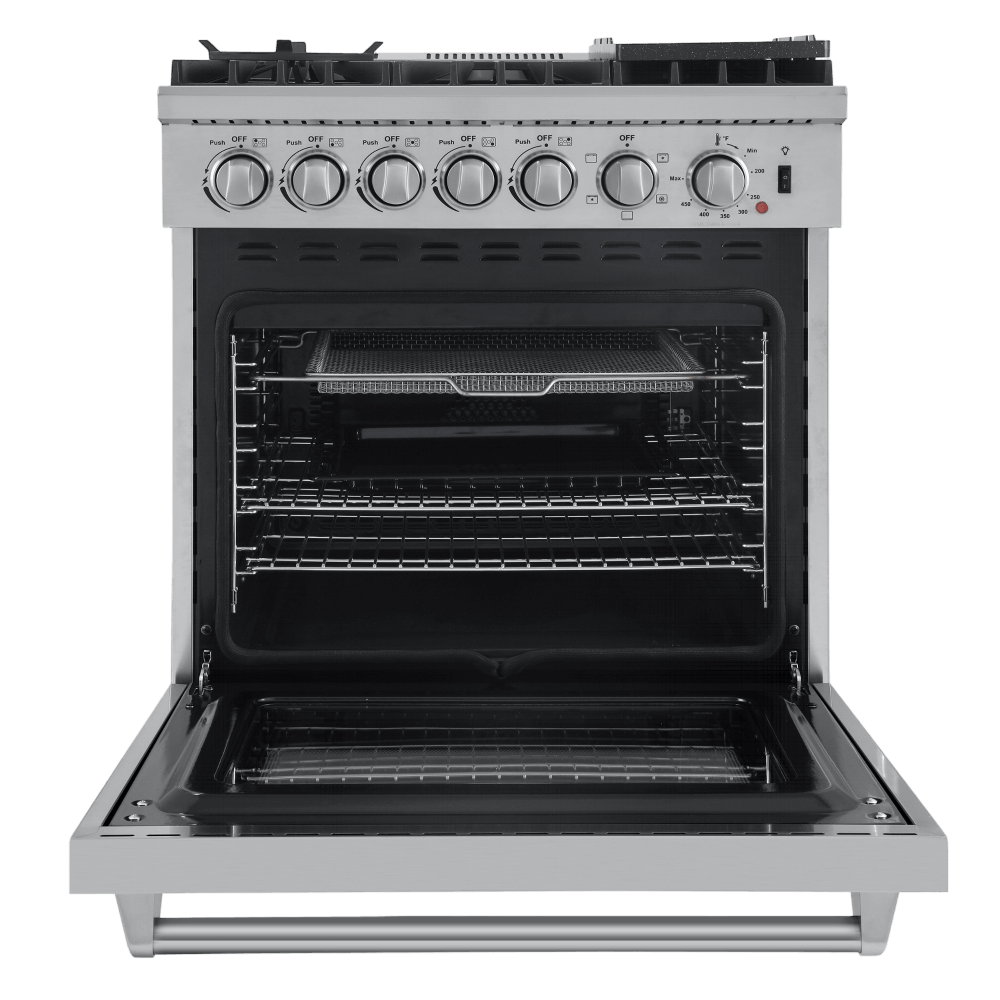 FORNO Lazio 30″ Freestanding Dual Fuel Range - Image 2