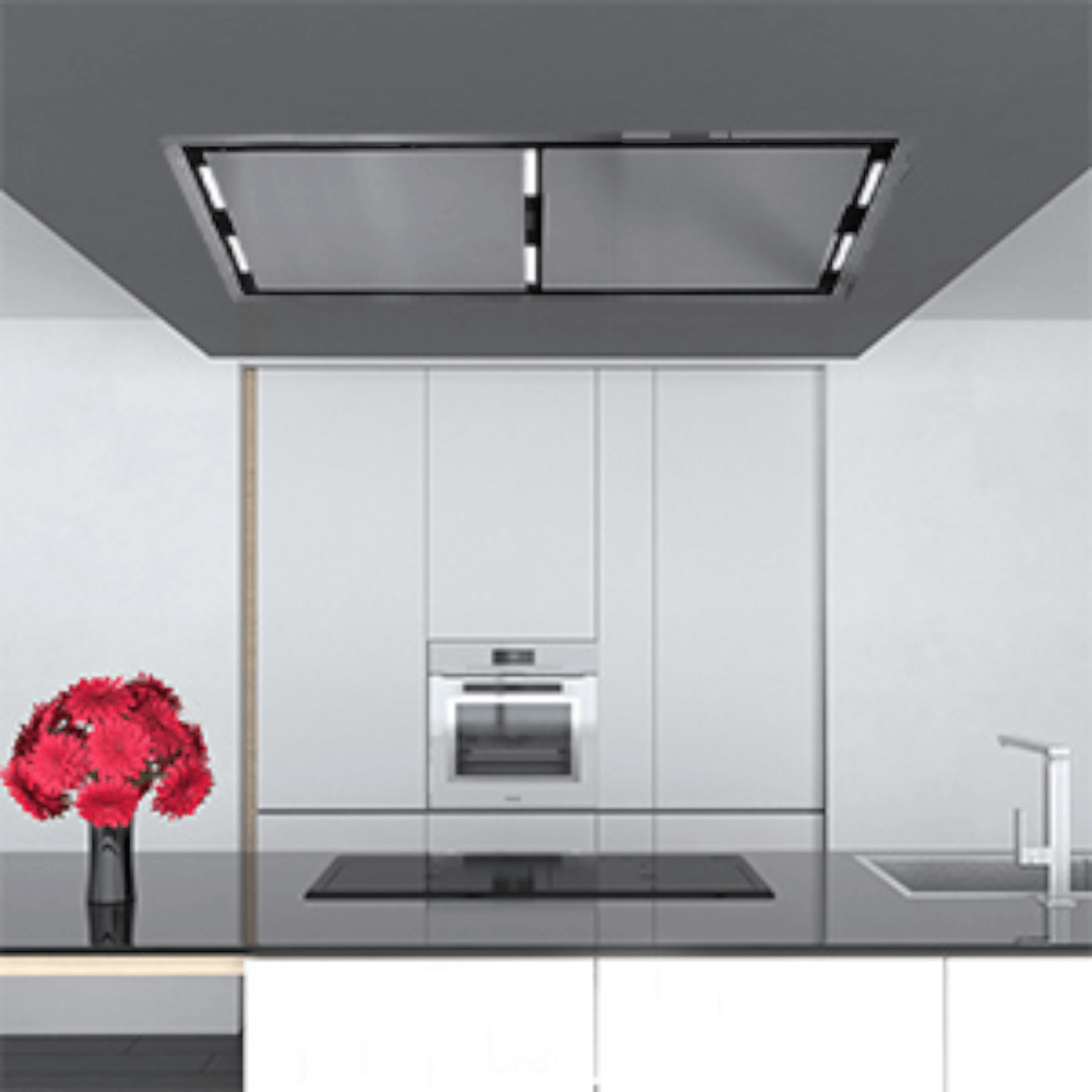 FORNO Arezzo 44-Inch Recessed Ceiling Range Hood, Dual Motors, 1200 CFM, Hybrid Filters, Remote Control - Image 12