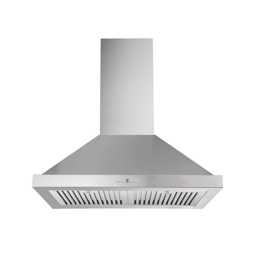 FORNO 30" Pyramid Stainless Steel Range Hood with Baffle Filters