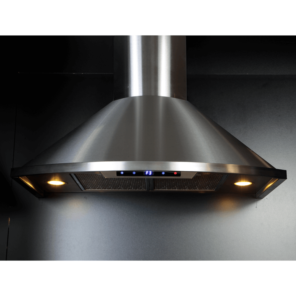 FORNO Campobasso 30" Wall Mount Range Hood with Hybrid Mesh Filter - Image 2