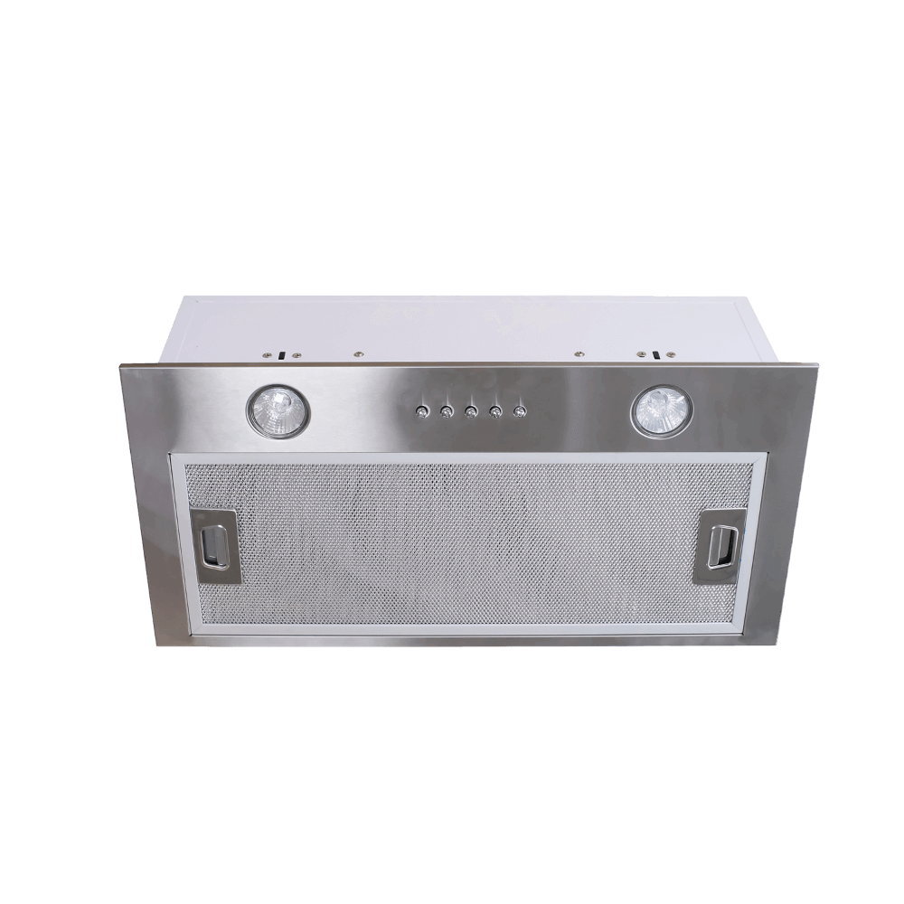 FORNO 22" Built-In Stainless Steel Range Hood with Mesh Filter - Image 2
