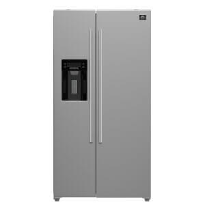 FORNO Salerno 36" Side by Side  20 Cu.Ft Stainless Steel Refrigerator with Ice Maker