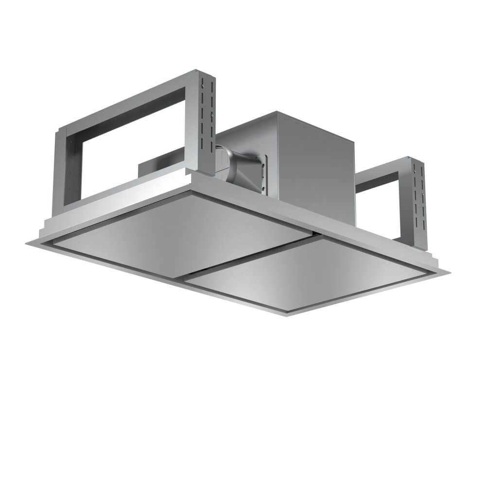FORNO Arezzo 44-Inch Recessed Ceiling Range Hood, Dual Motors, 1200 CFM, Hybrid Filters, Remote Control - Image 3