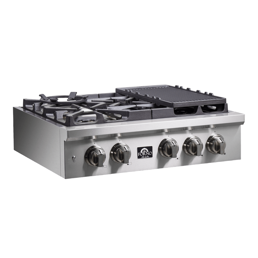 FORNO Spezia Alta Qualita 30"Pro-Style Gas Rangetop - Image 2