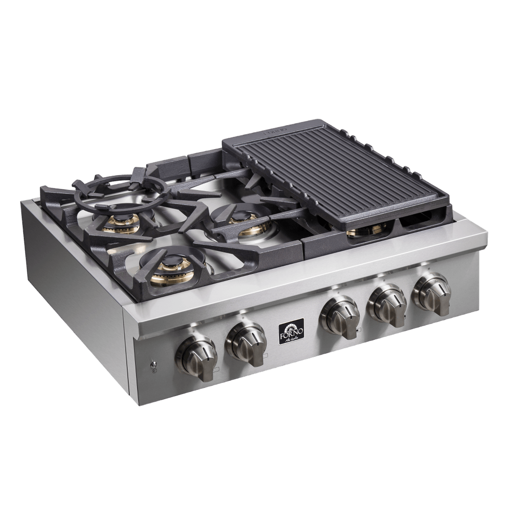FORNO Spezia Alta Qualita 30"Pro-Style Gas Rangetop - Image 5
