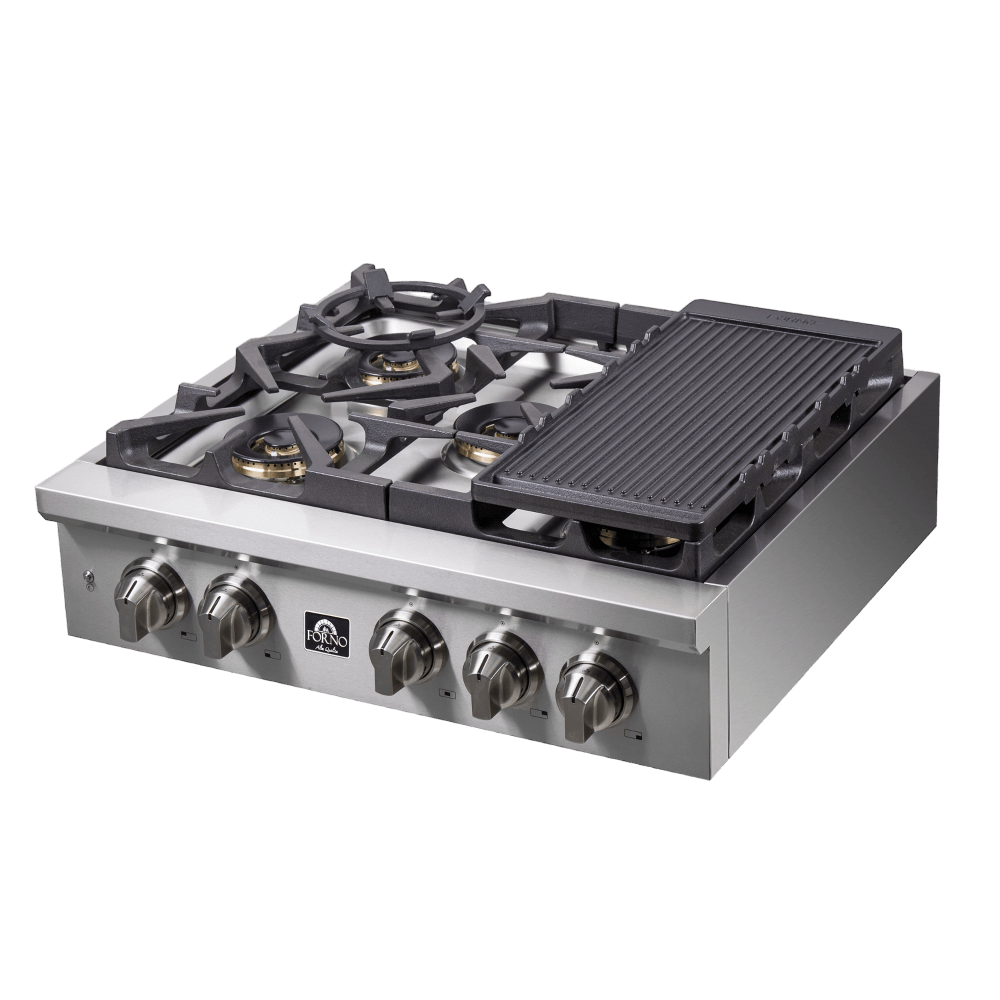 FORNO Spezia Alta Qualita 30"Pro-Style Gas Rangetop - Image 7