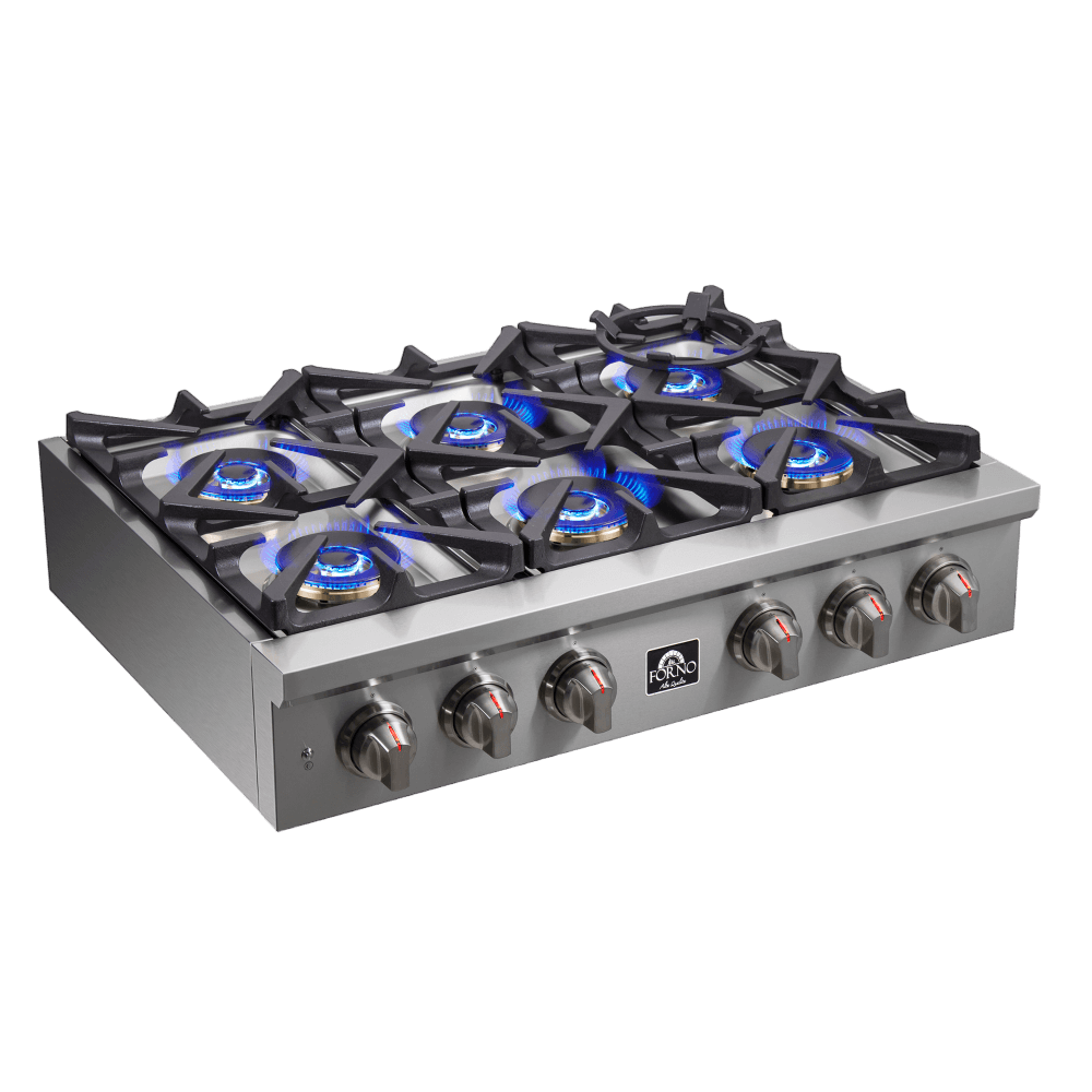 FORNO Spezia Alta Qualita 36 "Pro-Style Gas Rangetop - Image 2