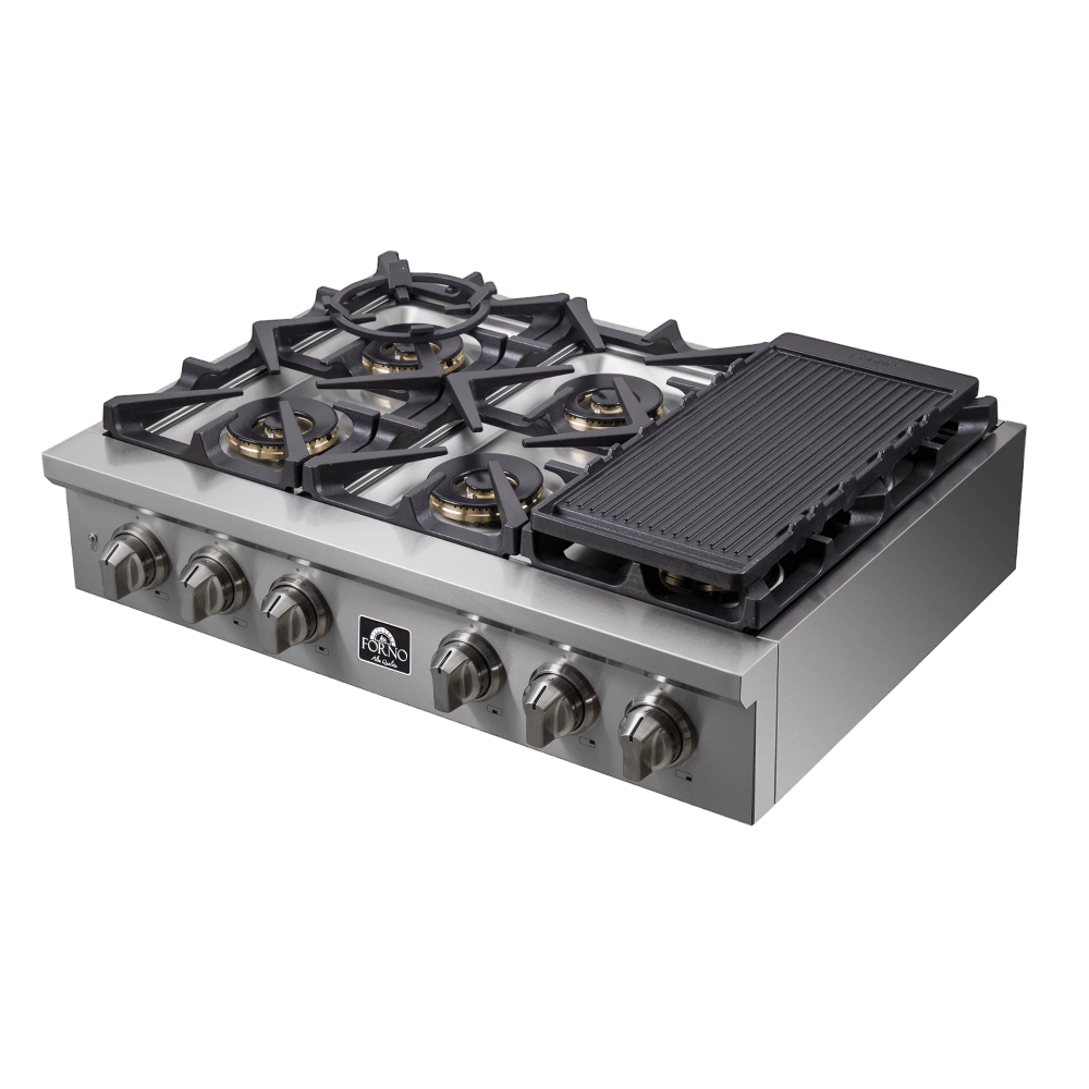 FORNO Spezia Alta Qualita 36 "Pro-Style Gas Rangetop - Image 9