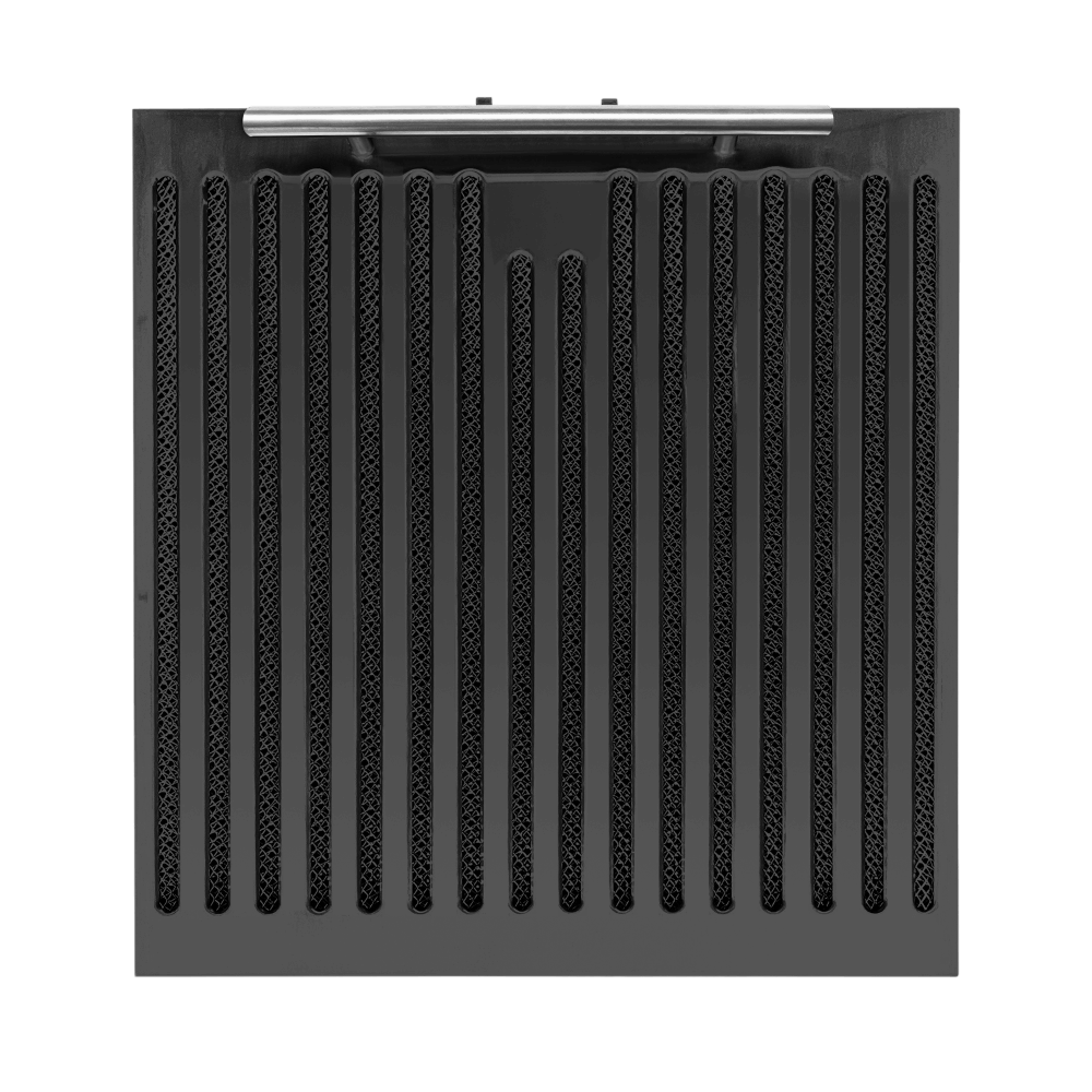 FORNO Bari Espresso 30" Under Cabinet in Black Range Hood, with additional Brass Filter Handles - Image 8