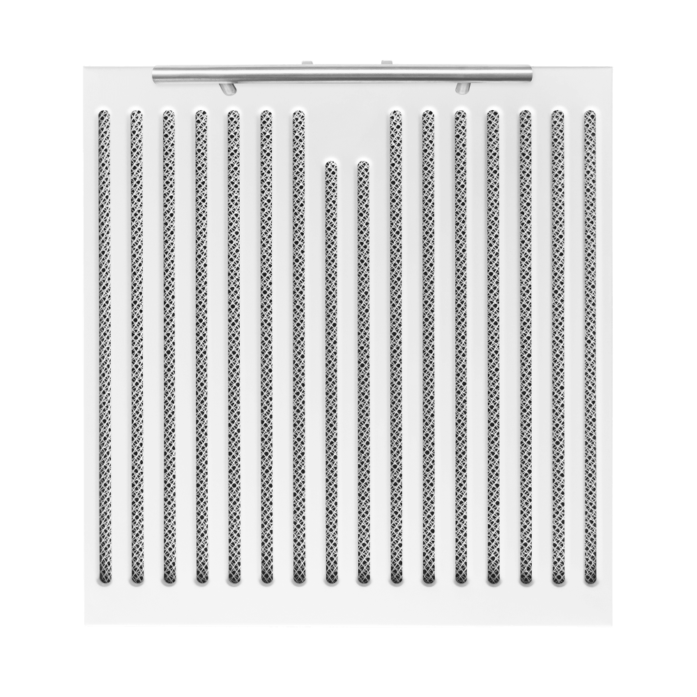 FORNO Bari Espresso 30" Under Cabinet in White 400CFM Range Hood, with additional Brass Filter Handles - Image 12
