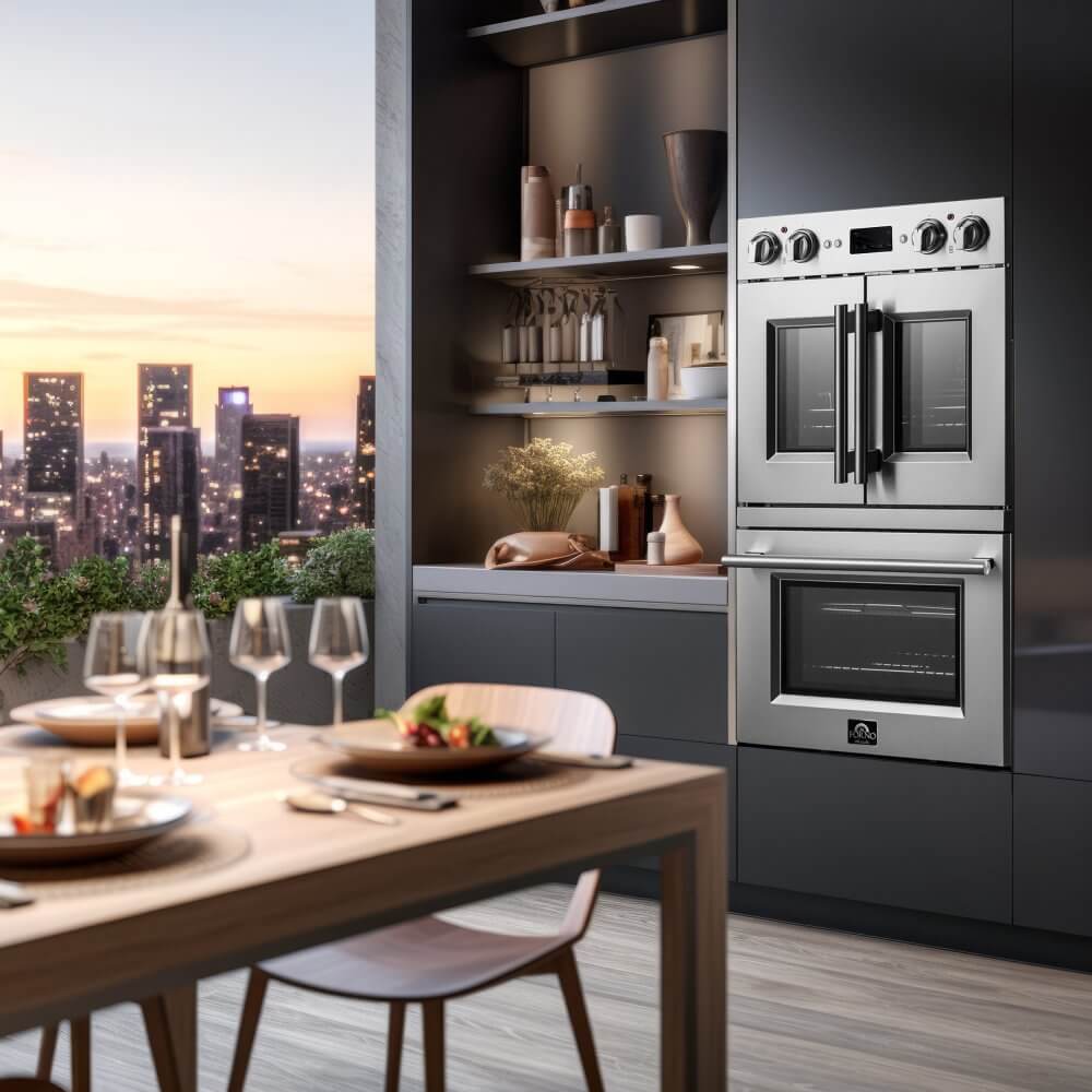 FORNO Gallico 30-Inch Electric French Door Double Oven - Image 5