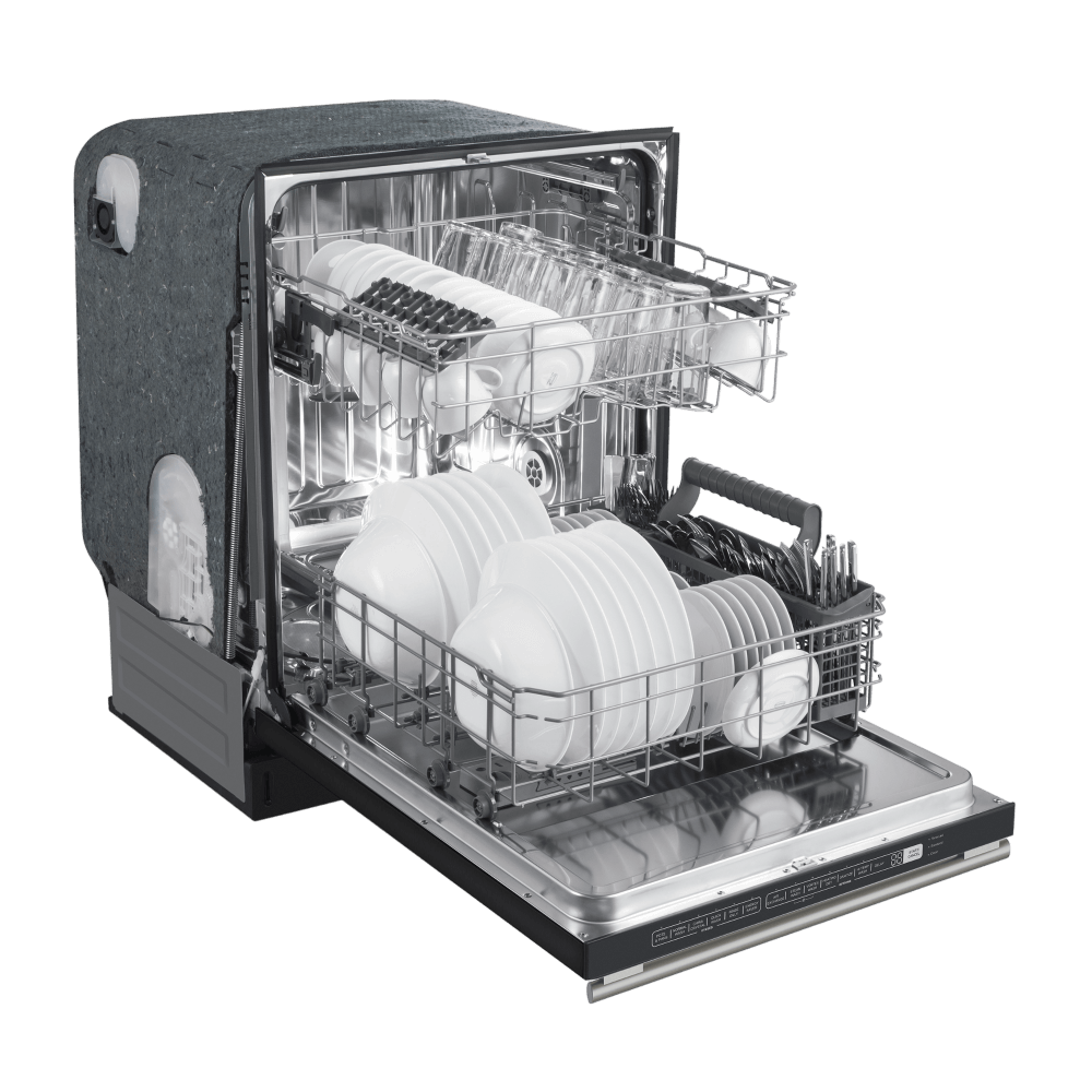 FORNO 24” Pozzo Dishwasher Black With additional Antique Brass handles - Image 5