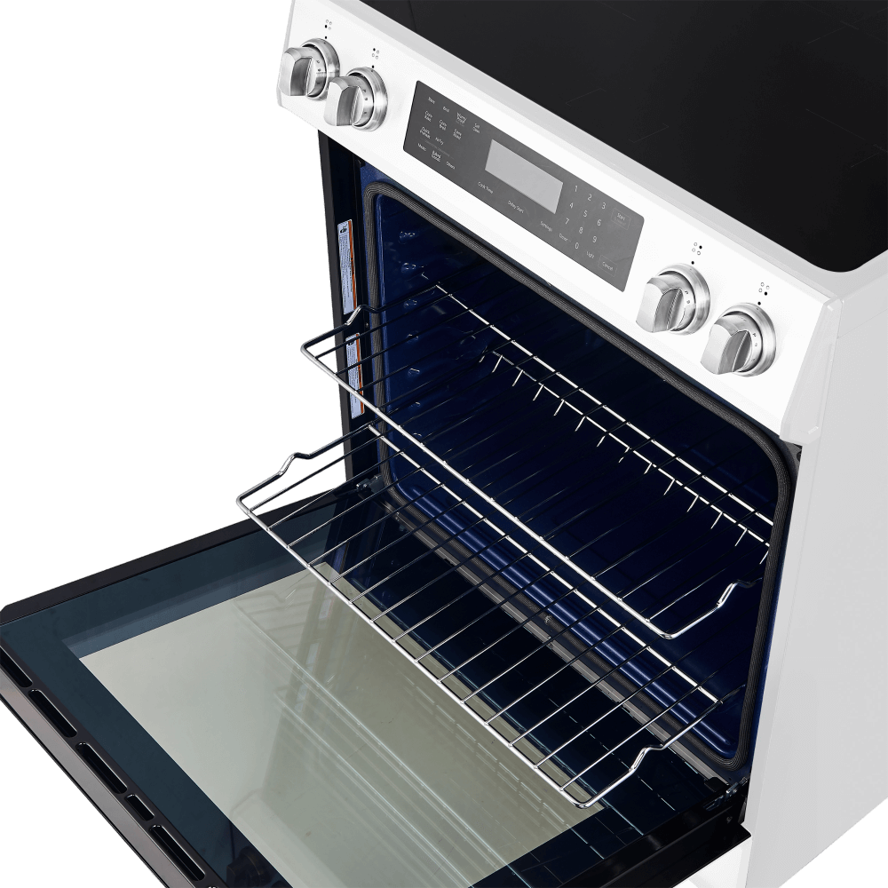 FORNO - Espresso Donatello 30-Inch Slide-In Induction Range White - Image 7