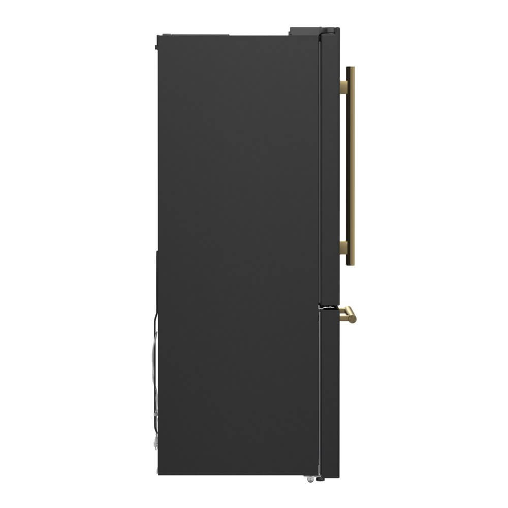FORNO - Espresso Gallipoli 30-inch French Door Black Refrigerator, 17.5 cu. ft. Capacity with Ice Maker - Image 17