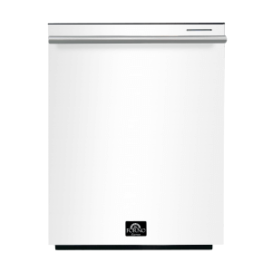 FORNO 24” Pozzo Dishwasher White With additional Antique Brass handles