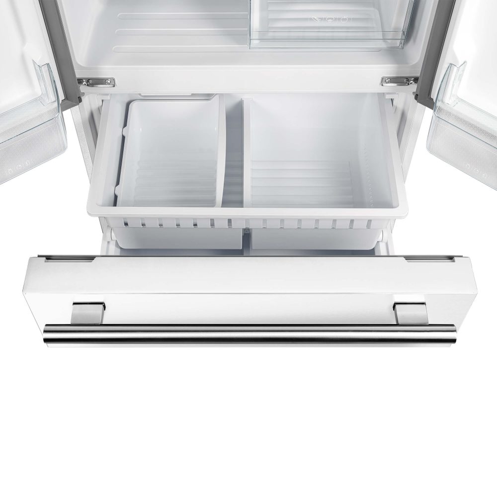 FORNO - Espresso Gallipoli 30-inch French Door White Refrigerator, 17.5 cu. ft. Capacity with Ice Maker - Image 11