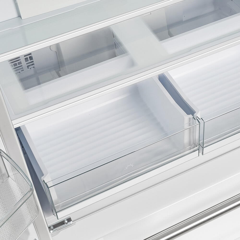 FORNO Espresso Moena 36-inch French Door Refrigerator in White, 19.2 Cu.ft - Image 4