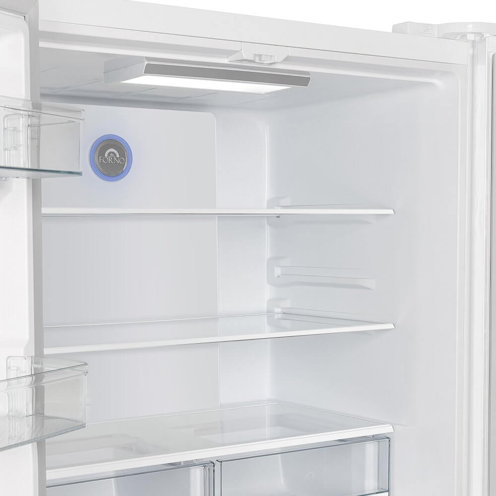 FORNO Espresso Moena 36-inch French Door Refrigerator in White, 19.2 Cu.ft - Image 10