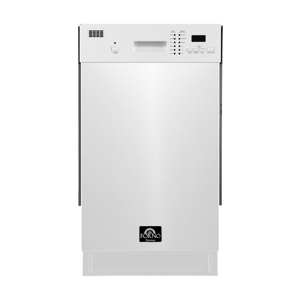 FORNO 18" Polo White Dishwasher