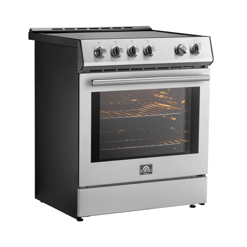 FORNO - Leonardo Espresso 30" Slide-In Electric Induction in Stainless-Steel, - Image 2