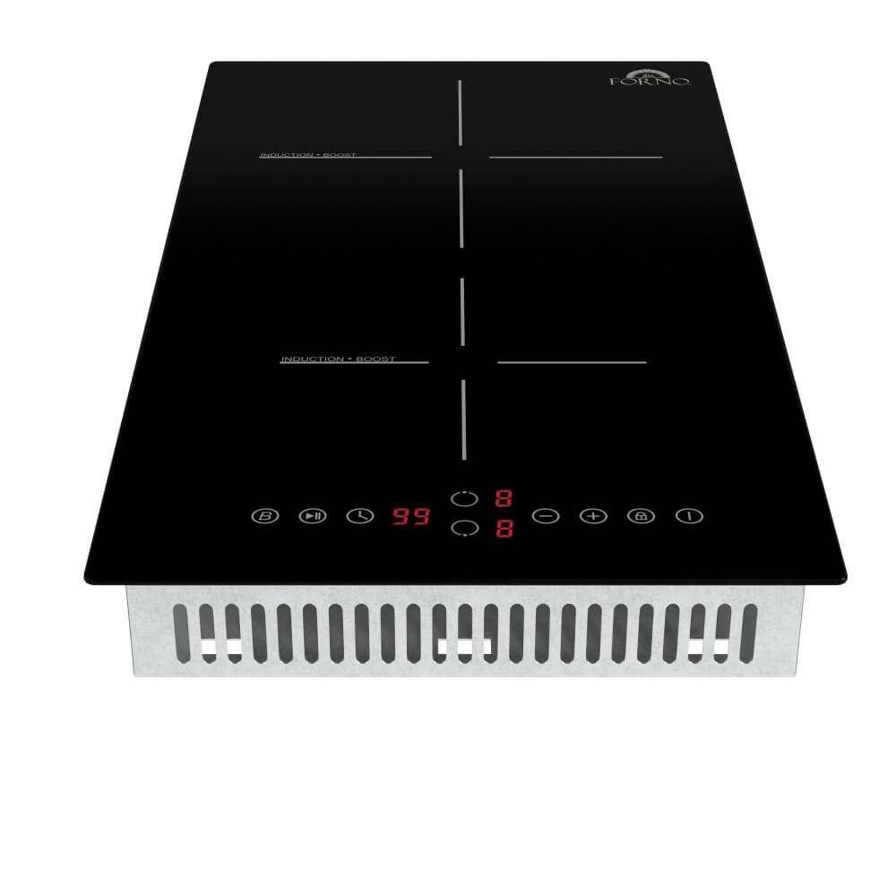 FORNO Parco 12-Inch Induction Cooktop, 2 Zones, 3600W, Touch Control, 9 Power Levels & Booster Function - Image 4