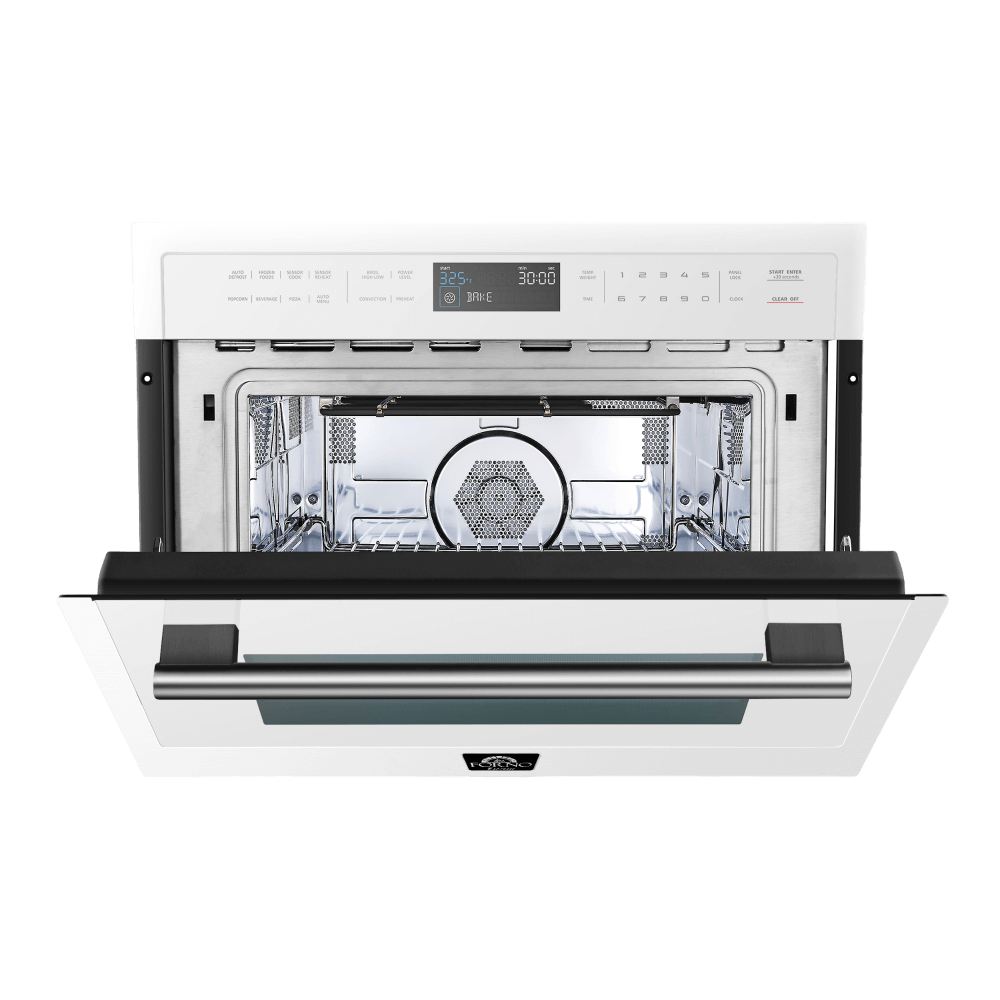 FORNO Oliena Espresso White 24" 1750 Watt Compact Oven & 1000 Watt Microwave, 1.6 cu. ft. - Image 4