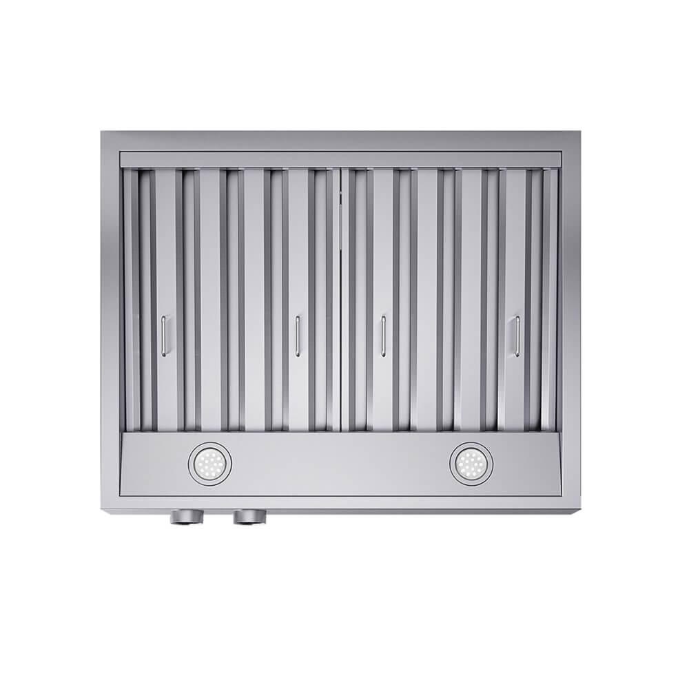 FORNO Biagio 30" Wall Mounted Range Hood Stainless Steel, 600 CFM, Knob Control, Baffle Filter - Image 5