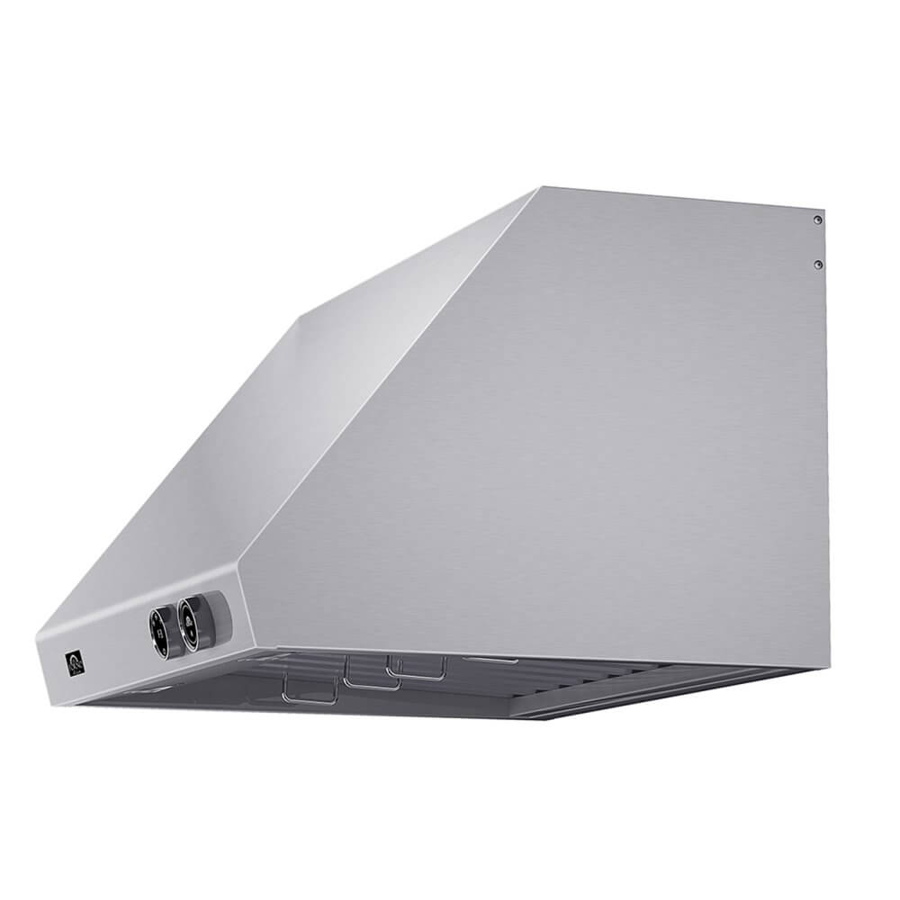 FORNO Biagio 30" Wall Mounted Range Hood Stainless Steel, 600 CFM, Knob Control, Baffle Filter - Image 10