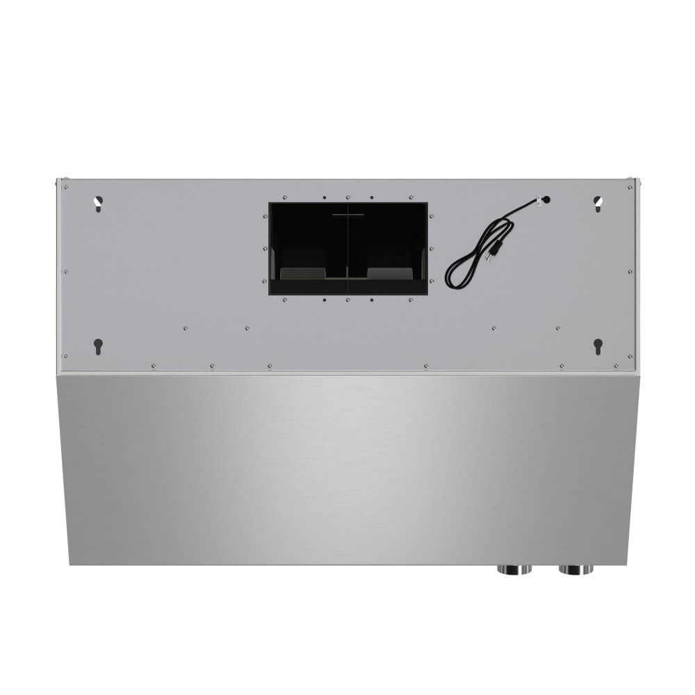 FORNO Biagio 36" Wall Mounted Range Hood Stainless Steel, 600 CFM, Knob Control, Baffle Filter - Image 12